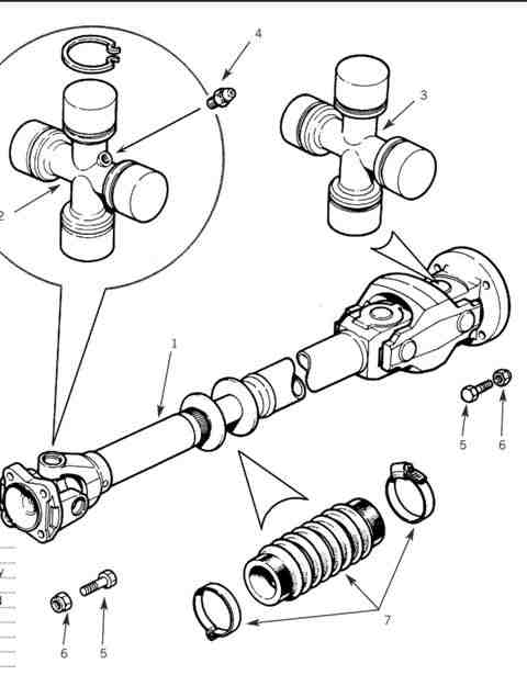 Αξονας διαφορικόυ εμπρός  Land rover109 v8
