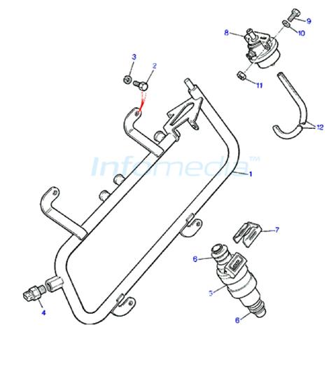 Μπεκιέρα και μπέκ ψεκασμού και ρυθμιστής πιέσεως Range rover classic 3500cc V8 No Catalyst -MODEL1991