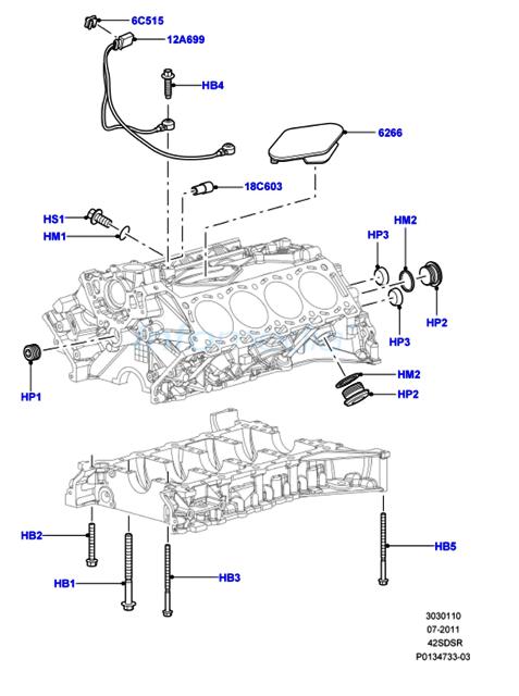 Τάπες κορμού Range Rover 4200cc V8 -Model2009