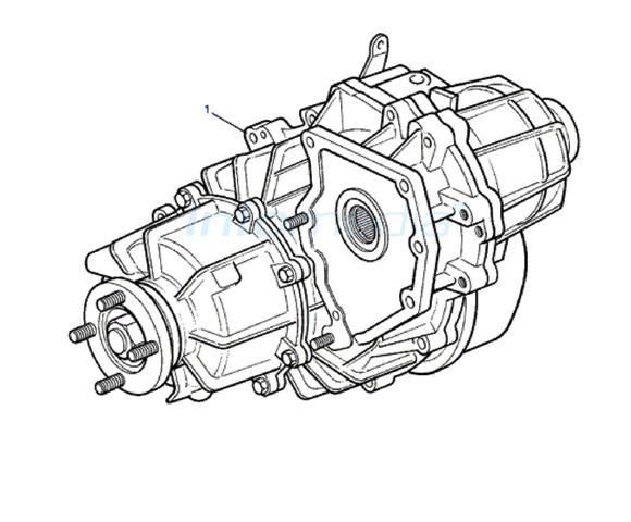 Διαφορικό εμπρός (transfer) Range Rover Classic EFI Borg Warner -Model1992