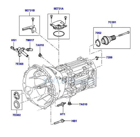 Βαλβίδα όπισθεν και αισθητήρες σαζμάν Discovery 2700cc Diesel V6 -Model2009