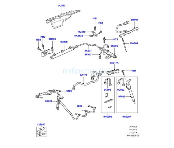 Μπεκιέρα και μπεκ injection και προθερμαντήρες Discovery 2700cc V6 Diesel -Model2009