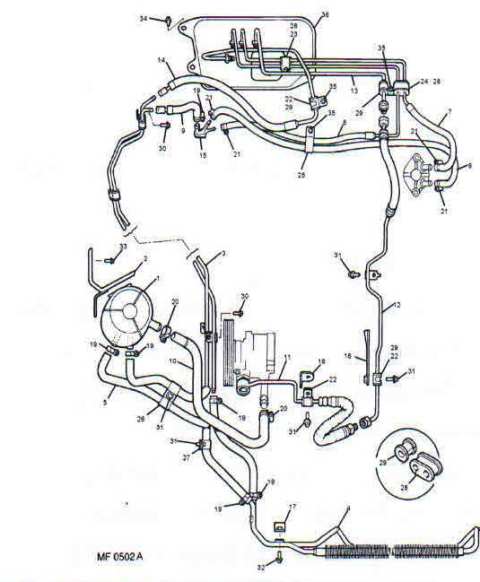 Σωλήνες υδραυλικού τιμονιού rover 600 -model 1998